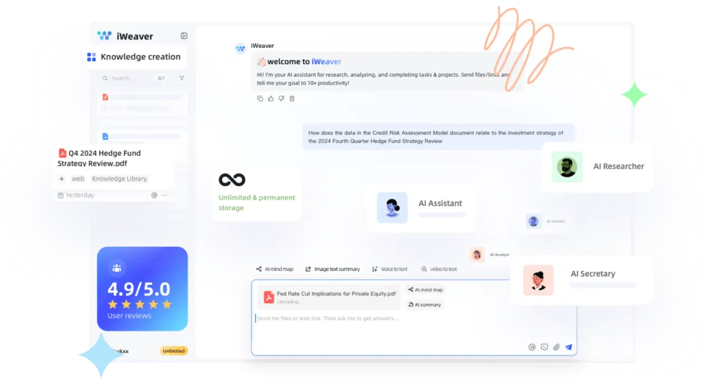 Agentes de IA para su productividad iWeaver AI
