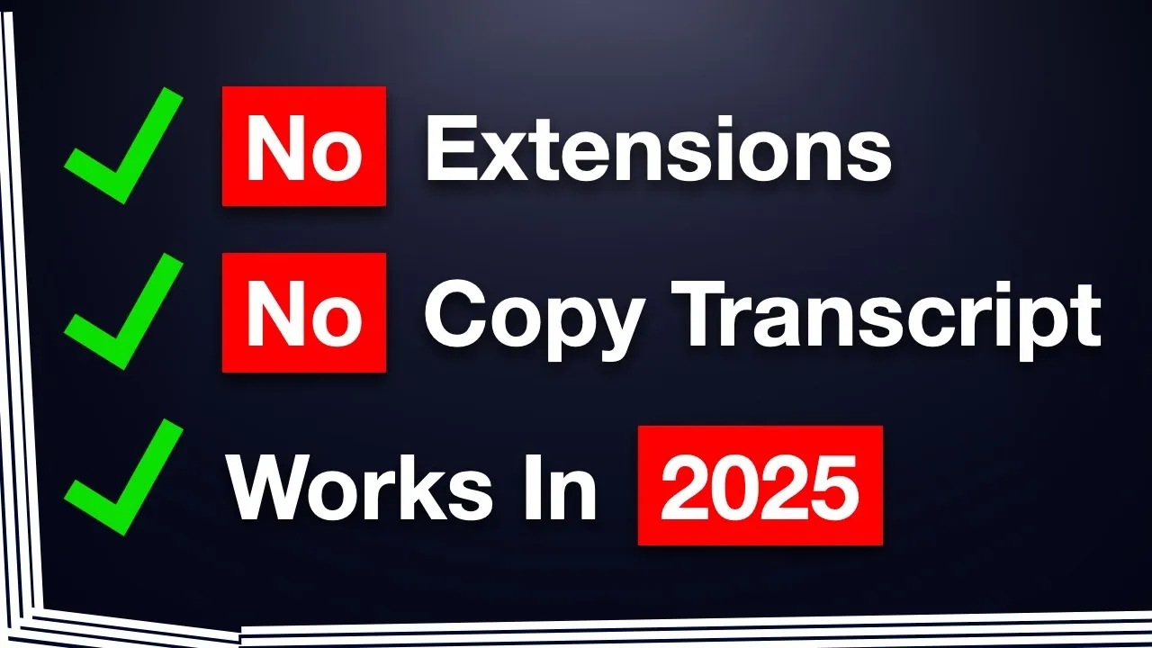 最佳在线视频摘要工具:2025 年 YouTube 精通指南