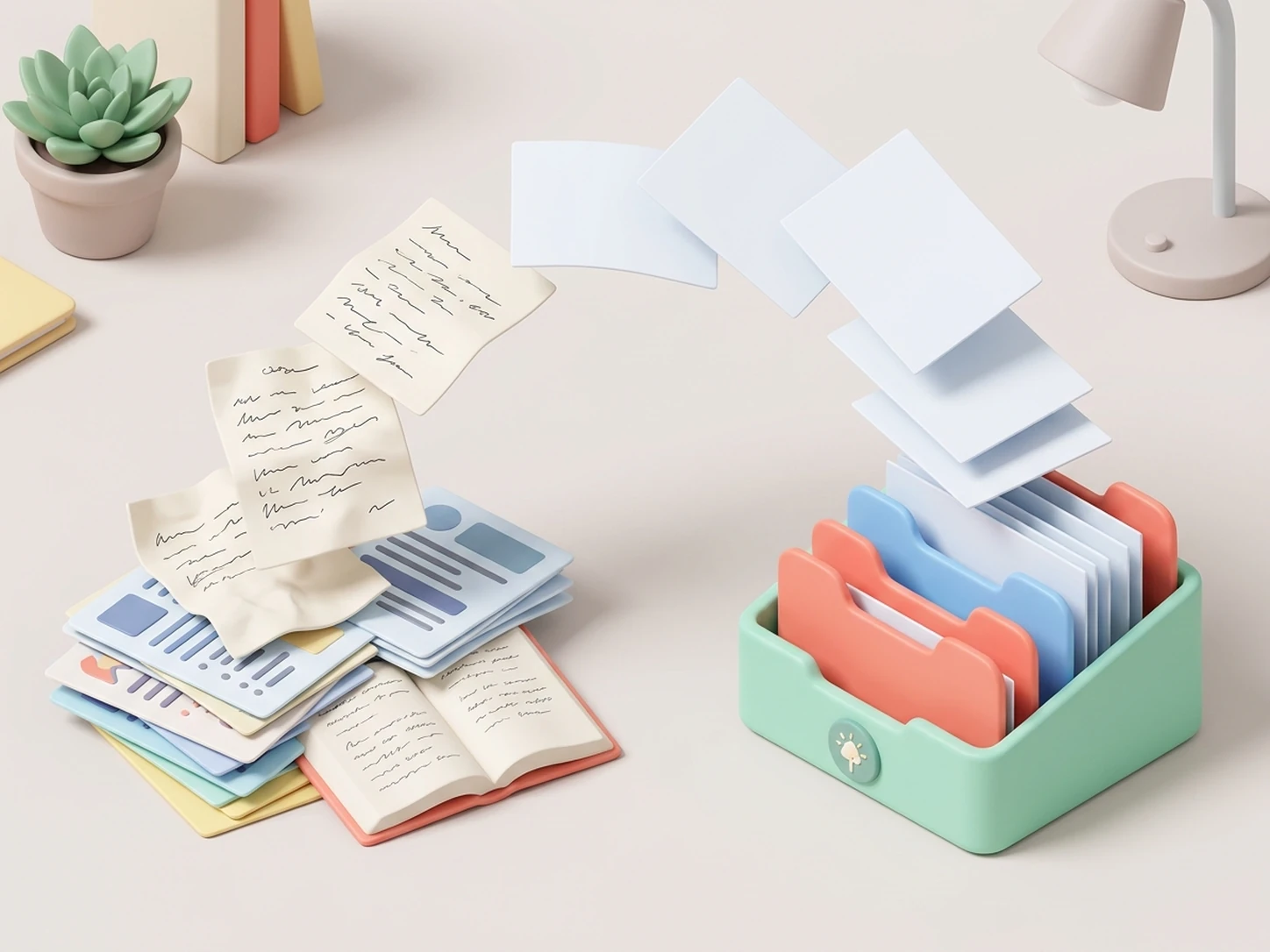 Notizen und gedruckte Materialien digitalisieren