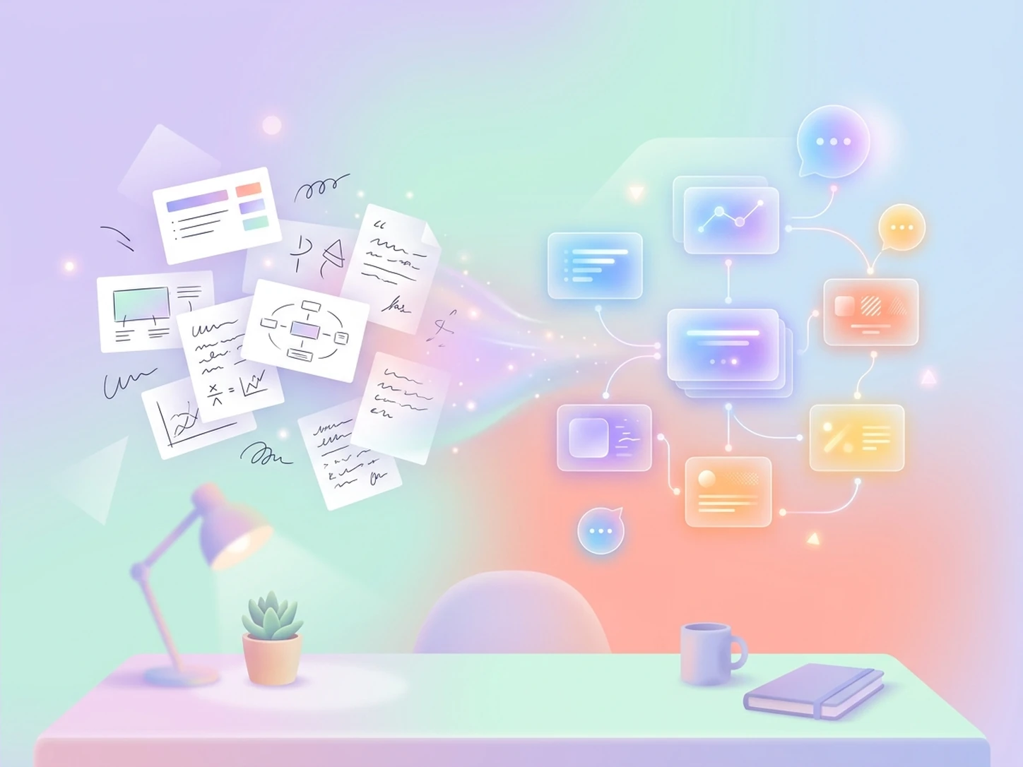 Trasforma il materiale di studio visivo in appunti