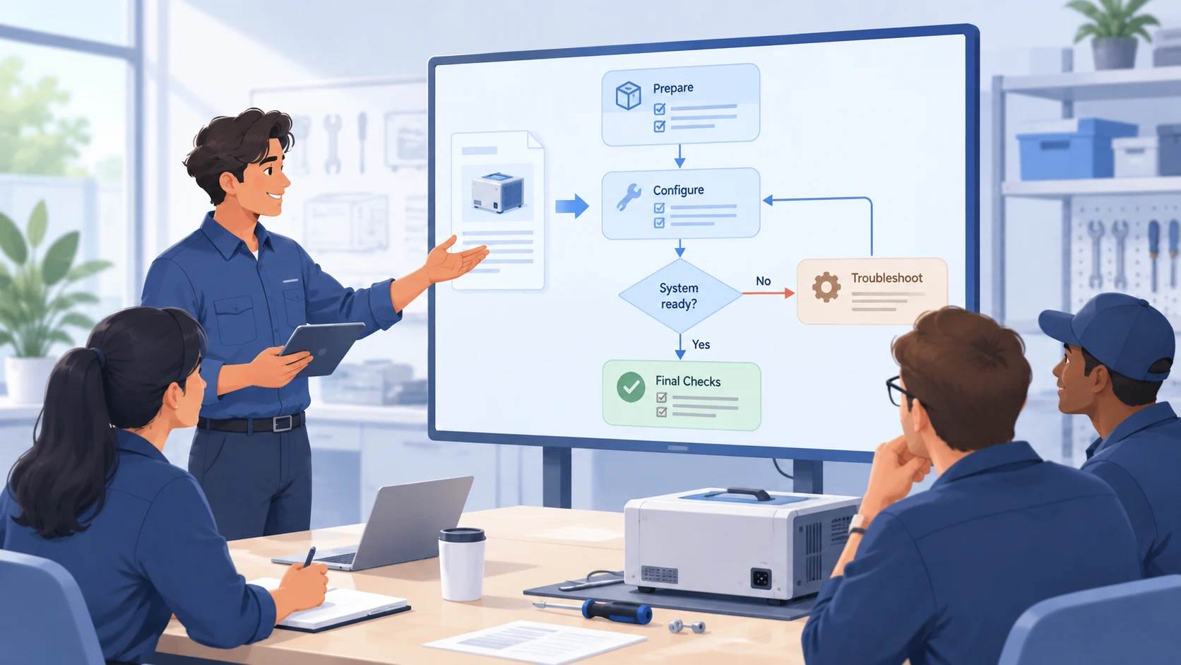 Guide alla configurazione delle apparecchiature