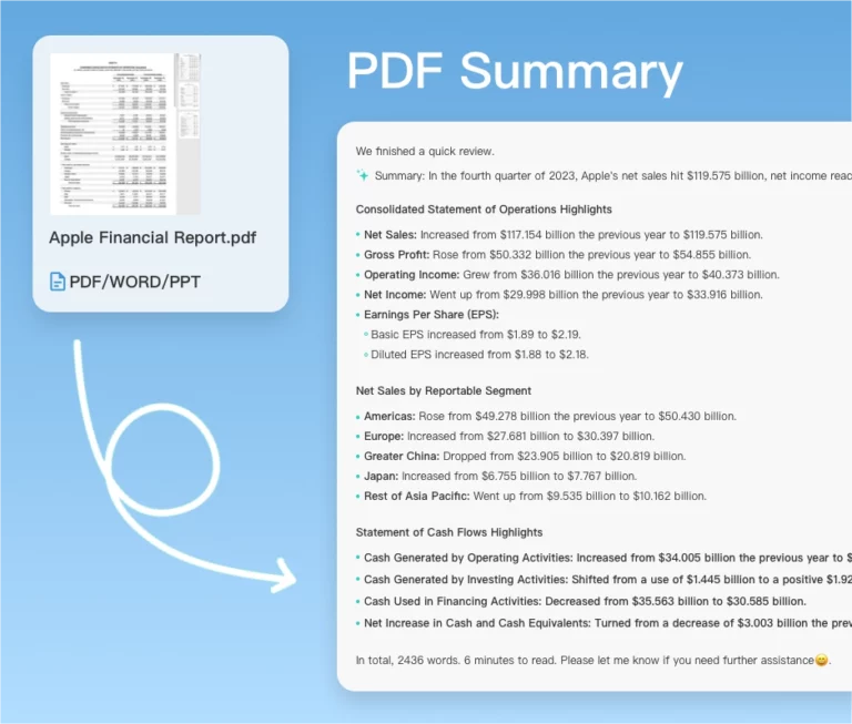 무료 AI PDF 요약기: 핵심 통찰력을 쉽게 얻으세요