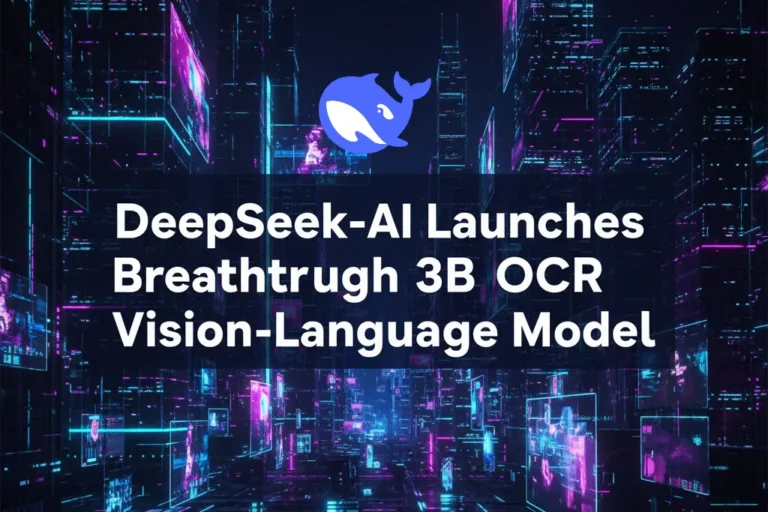 DeepSeek-AI, 획기적인 3B OCR 비전-언어 모델 출시