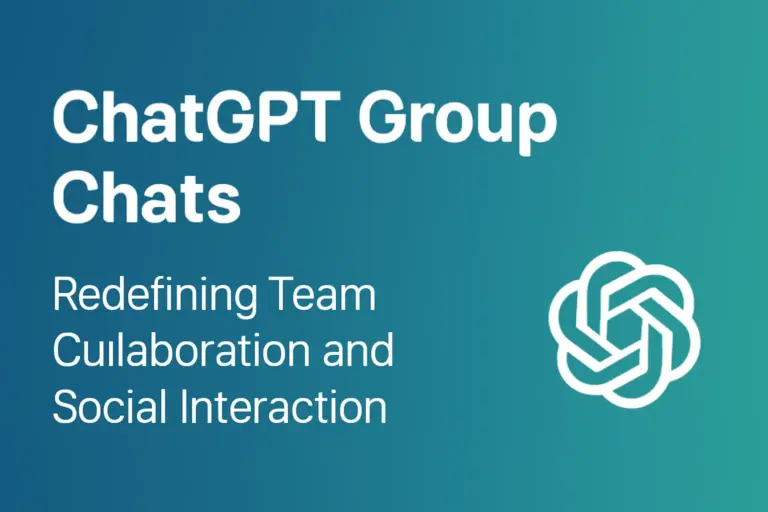 ChatGPT Group Chats: Redefining Team Collaboration and Social Interaction