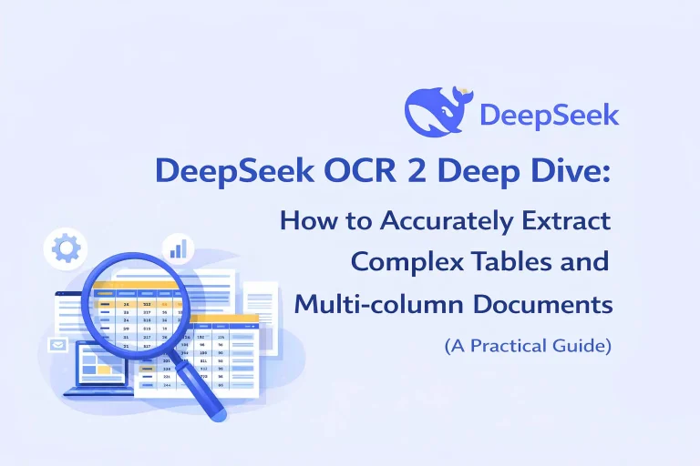 DeepSeek OCR 2 Deep Dive: How to Accurately Extract Complex Tables and Multi-column Documents (A Practical Guide)