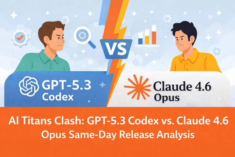 AI Titans Clash: GPT-5.3 Codex vs. Claude 4.6 Opus Same-Day Release Analysis