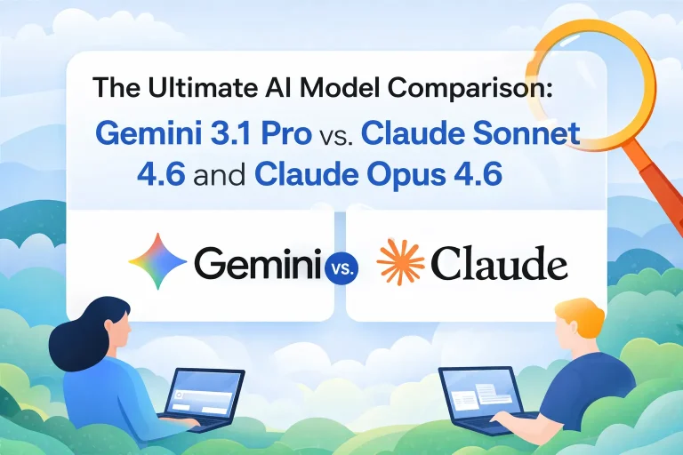 Comparación definitiva de modelos de IA: Gemini 3.1 Pro vs. Claude Sonnet 4.6 y Claude Opus 4.6