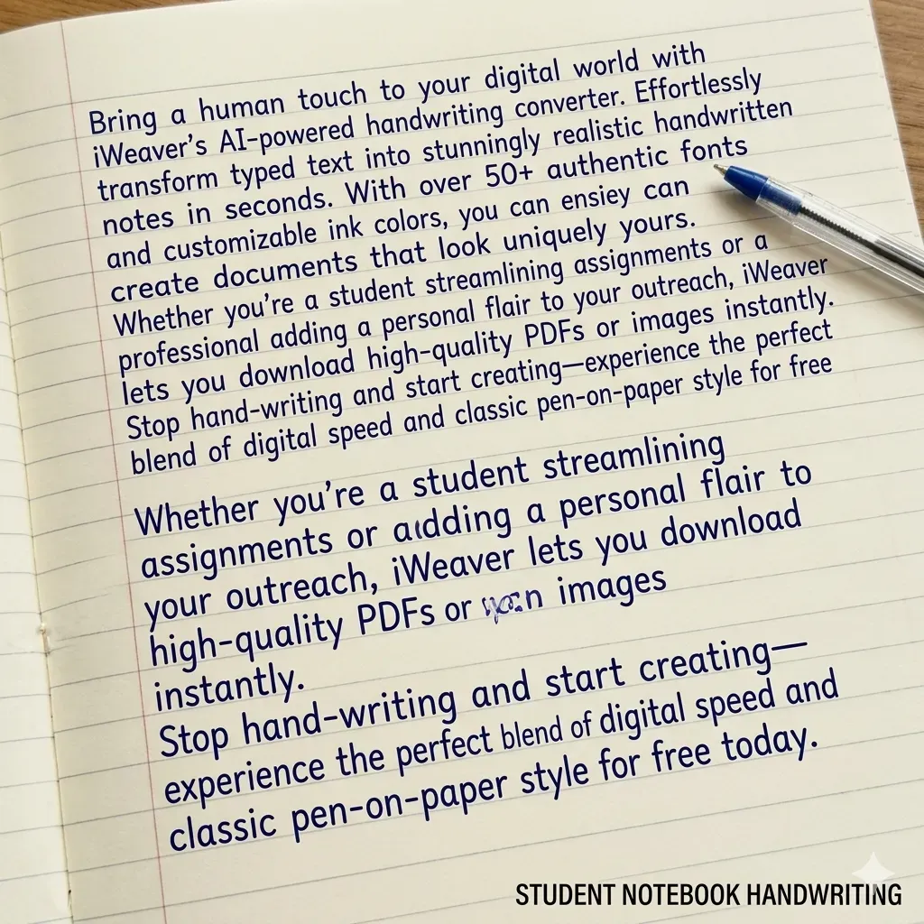 Student Notebook Style