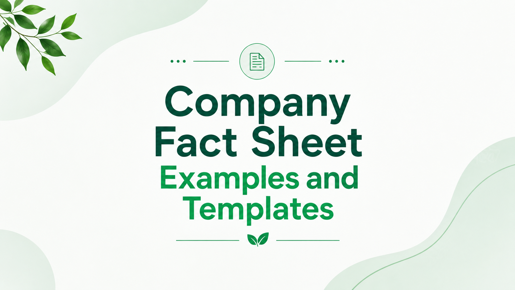 company-fact-sheet-examples-and-templates
